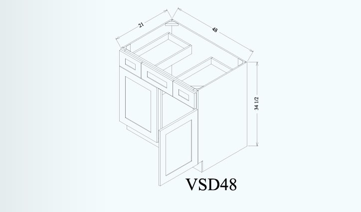 洗臉池柜-VSD48