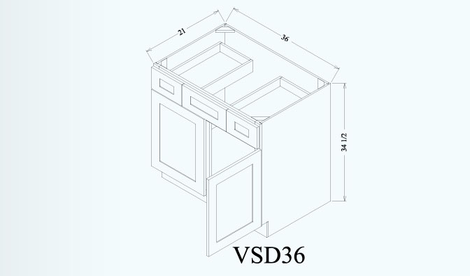 洗臉池柜-VSD36